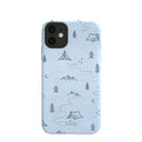 Powder Blue Camp Nights iPhone 11 Case