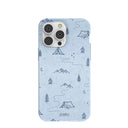 Powder Blue Camp Nights iPhone 14 Pro Max Case