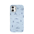 Powder Blue Camp Nights iPhone 16 Plus Case