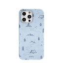 Powder Blue Camp Nights iPhone 16 Pro Max Case