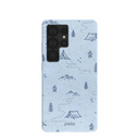 Powder Blue Camp Nights Samsung Galaxy S25 Ultra Case