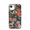 Black Canadian Stickers iPhone 16e/17e Case