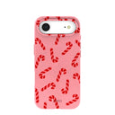 Bubblegum Pink Candy Cane Chaos iPhone Air Case