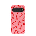 Bubblegum Pink Candy Cane Chaos Google Pixel 10 Pro XL Case