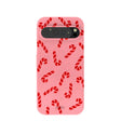Bubblegum Pink Candy Cane Chaos Google Pixel 9 Pro XL Case