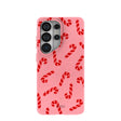 Bubblegum Pink Candy Cane Chaos Samsung Galaxy S26 Ultra Case