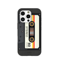 Black Cassette iPhone 16 Pro Case