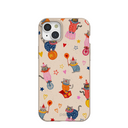 Seashell Cat Clowns iPhone 15 Plus Case