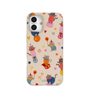 Seashell Cat Clowns iPhone 16 Plus Case