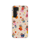 Seashell Cat Clowns Samsung Galaxy S25 Case