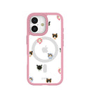 Clear Cat Couture iPhone 17 Case With Petal Pink Ridge (MagSafe included)