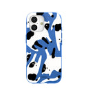 Electric Blue Cat Cow iPhone 17 Case