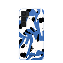 Electric Blue Cat Cow Samsung Galaxy S25+(Plus) Case