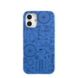 Electric Blue Changing Gears iPhone 16 Plus Case