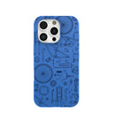 Electric Blue Changing Gears iPhone 16 Pro Case
