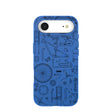 Electric Blue Changing Gears iPhone Air Case