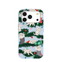 Powder Blue Christmas Kittens iPhone 17 Pro Case