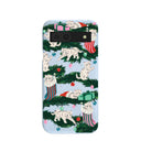 Powder Blue Christmas Kittens Google Pixel 8a Case