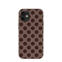 Chocolate Brown Cocoa Sprinkle iPhone 12 Mini Case