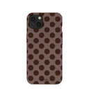 Chocolate Brown Cocoa Sprinkle iPhone 13 Case