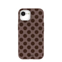 Chocolate Brown Cocoa Sprinkle iPhone 16e/17e Case