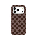 Chocolate Brown Cocoa Sprinkle iPhone 17 Pro Case