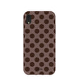 Chocolate Brown Cocoa Sprinkle iPhone XR Case