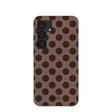 Chocolate Brown Cocoa Sprinkle Samsung Galaxy S25 Case