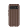 Chocolate Brown Cocoa Stripes Google Pixel 10 Pro XL Case