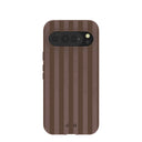 Chocolate Brown Cocoa Stripes Google Pixel 10 Pro XL Case