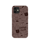 Chocolate Brown Coffee Club iPhone 12/ iPhone 12 Pro Case