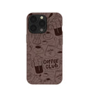 Chocolate Brown Coffee Club iPhone 13 Pro Case