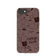 Chocolate Brown Coffee Club iPhone 6/6s/7/8/SE Case