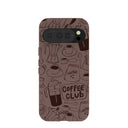 Chocolate Brown Coffee Club Google Pixel 10/10 Pro Case
