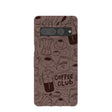 Chocolate Brown Coffee Club Google Pixel 7 Pro Case