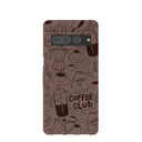 Chocolate Brown Coffee Club Google Pixel 7 Pro Case