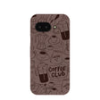 Chocolate Brown Coffee Club Google Pixel 9a Case