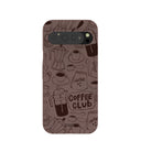 Chocolate Brown Coffee Club Google Pixel 9 Pro XL Case