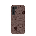 Chocolate Brown Coffee Club Samsung Galaxy S22 Case