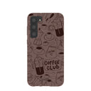 Chocolate Brown Coffee Club Samsung Galaxy S23+(Plus) Case