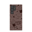 Chocolate Brown Coffee Club Samsung Galaxy S24 Ultra Case