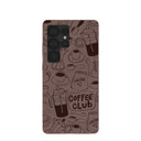 Chocolate Brown Coffee Club Samsung Galaxy S25 Ultra Case