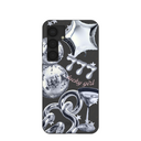 Black Cosmic Luck Samsung Galaxy S25 Case