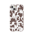 Chocolate Brown Cow Couture iPhone 14 Plus Case