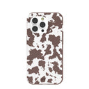 Chocolate Brown Cow Couture iPhone 14 Pro Case