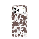 Chocolate Brown Cow Couture iPhone 17 Pro Max Case
