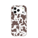 Chocolate Brown Cow Couture iPhone 17 Pro Case