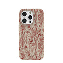 London Fog Crimson Bouquet iPhone 16 Pro Case