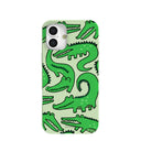Sage Green Croc a Doodle iPhone 16 Plus Case