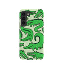 Sage Green Croc a Doodle Samsung Galaxy S22 Case